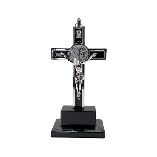 6" Crucifix with St Benedict Medal