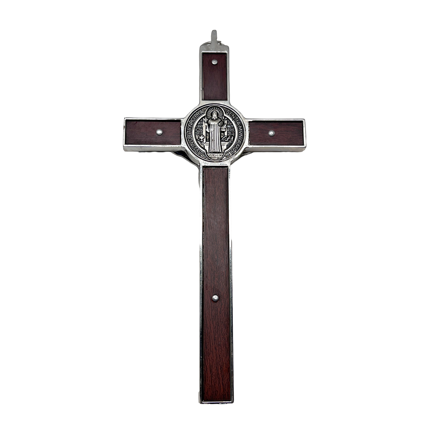 St Benedict Crucifix Metal Finish