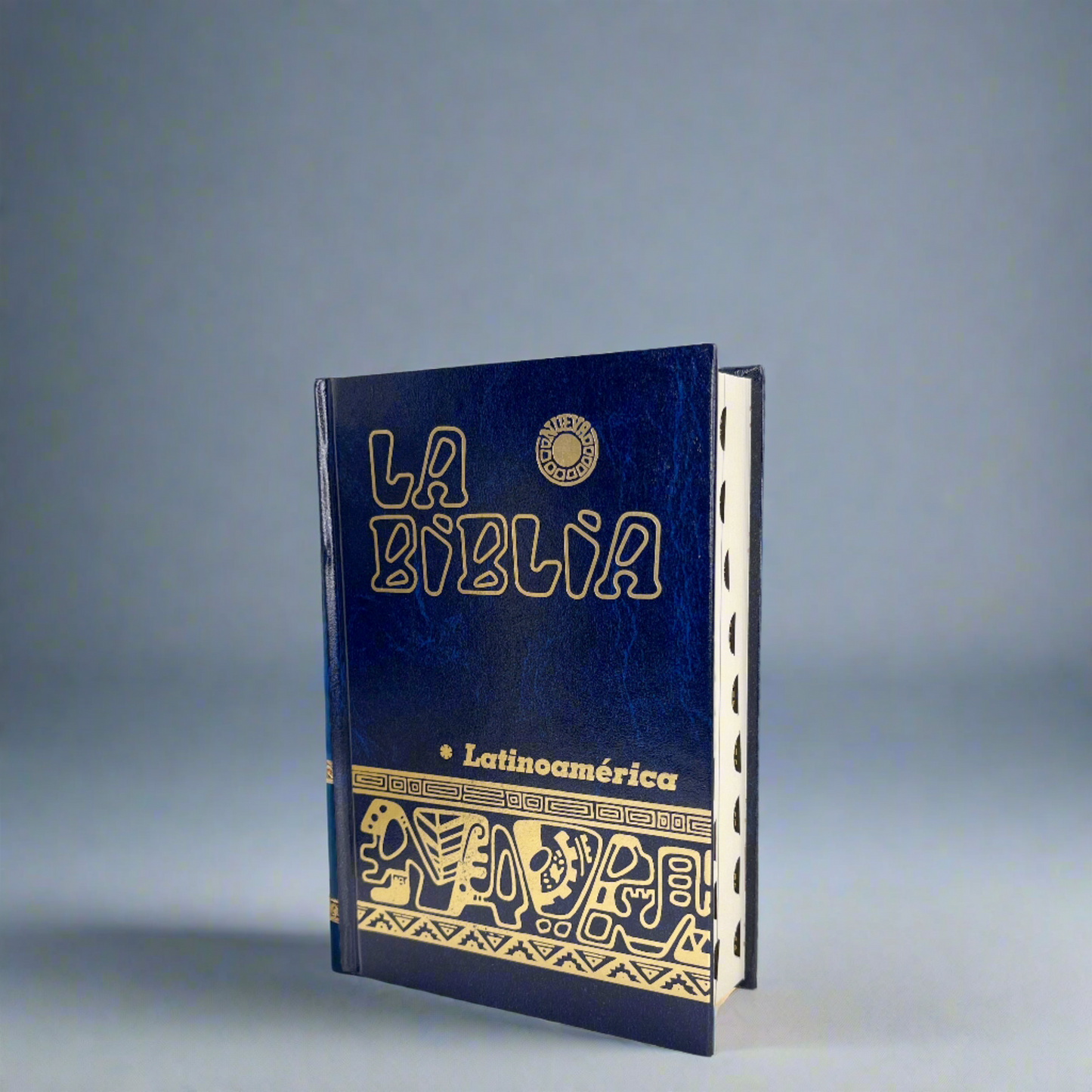 La Biblia Latinoamerica Pocket Bible with Index Azul - The Divine Catholic Store