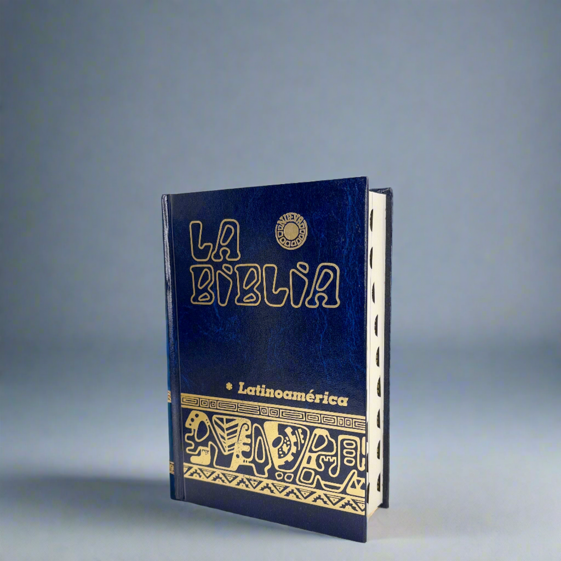 La Biblia Latinoamerica Pocket Bible with Index Azul - The Divine Catholic Store