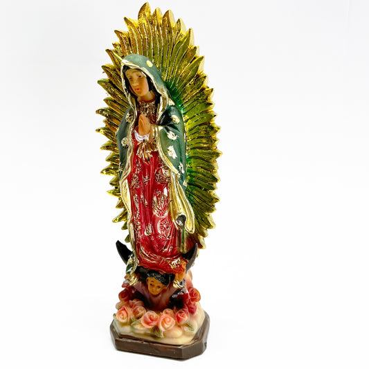 Estatua de Nuestra Señora de Guadalupe de 12" pulgadas