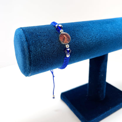 Our Lady Of Guadalupe Bracelet Blue