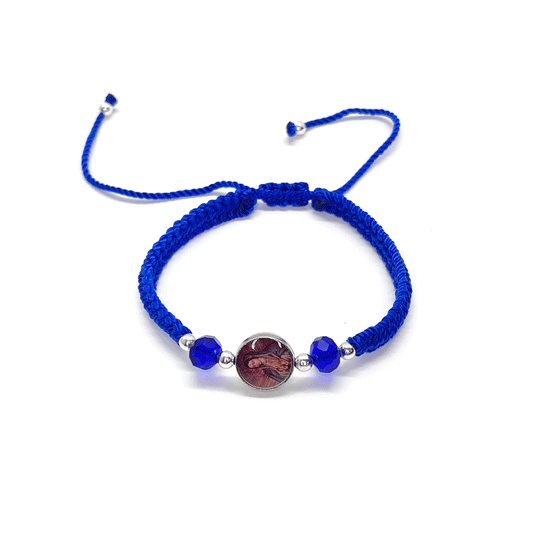 Our Lady Of Guadalupe Bracelet Blue