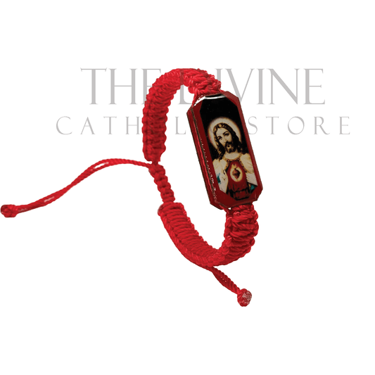 Sacred Heart of Jesus Red Bracelet