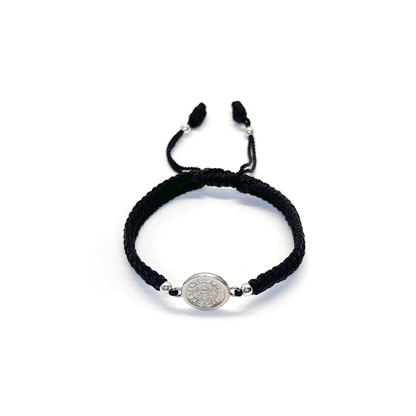 St Benedict Bracelet Black