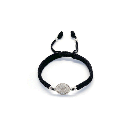 St Benedict Bracelet Black