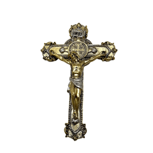 St. Benedict Wall Crucifix 8 Inch