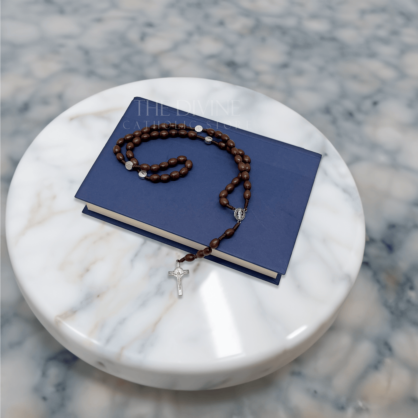 St Benedict Wooden Rosary