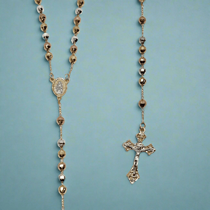 Guadalupe Gold Plated Rosary Style 1152